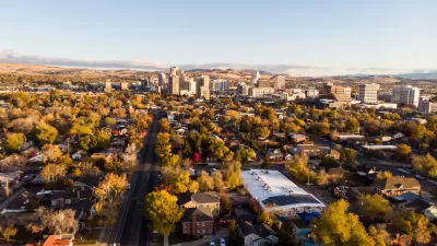 Aerial view of downtown Reno, Nevada