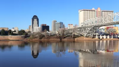 Downtown Shreveport and Red River