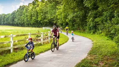 Cyclists of All Ages Enjoy a Sunday Morning Ride on the Neuse River Trail.
