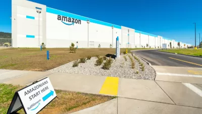 Amazon warehouse in Spokane, Washington