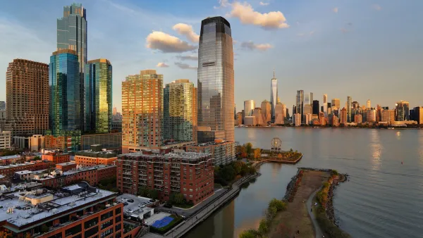 Downtown Jersey City, New Jersey skyline.