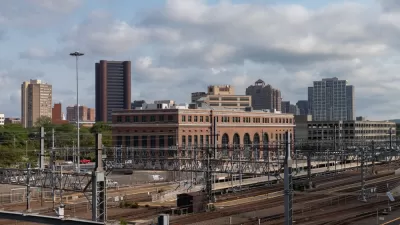 Train station in New Haven, Conncticut
