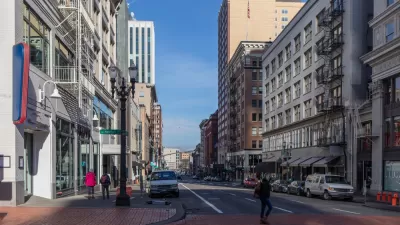 Street scene in Portland, Oregon