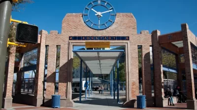 Entrance to Ronstadt Transit Center, Tucson, Arizona