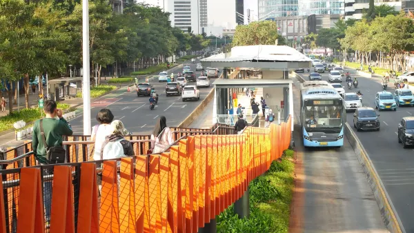 Jakarta BRT bus.