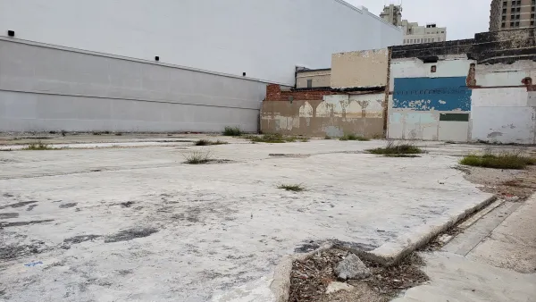 Vacant concrete in Dallas, Texas.