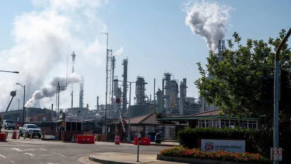 Refinery in Los Angeles, California.