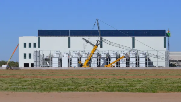 A new internet data center being built at the Continuum business park on the Price road corridor.