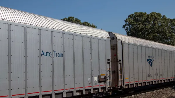 Amtrak Auto Train cars.
