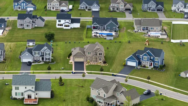 A suburban neighborhood