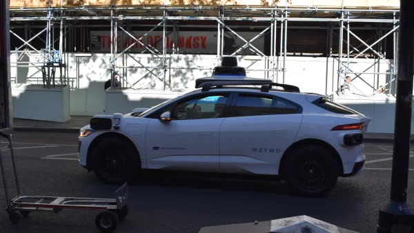 A Waymo car