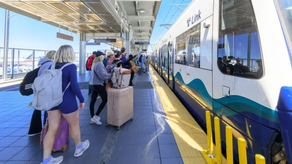 Passengers on Seattle's Sound Transit