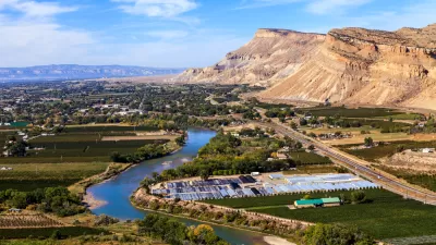 Aerial view of Grand Junction, Colorado