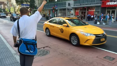 Hailing a cab