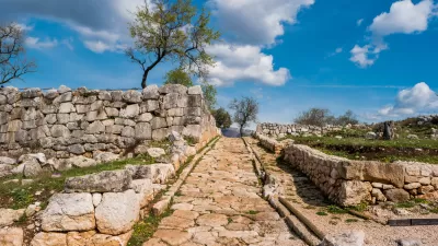 Norba, ancient roman town in Lazio, Italy