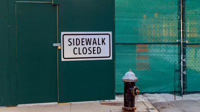 Sidewalk Closed