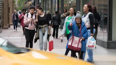 Pedestrians in Chicago