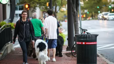 Pedestrians and Walkable Street