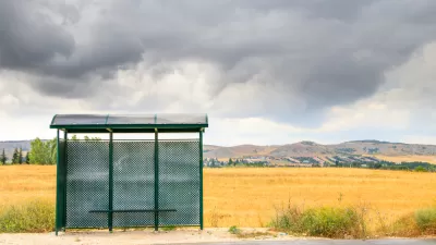 Rural bus stop