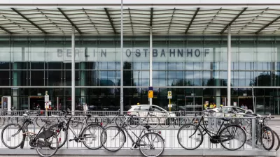 Bikes and Train Station