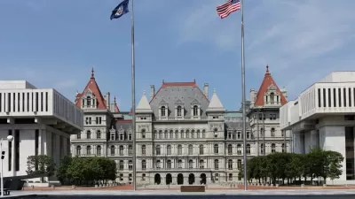 State capitol building in Albany, New York