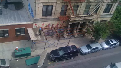 Sidewalk Shed Scaffolding