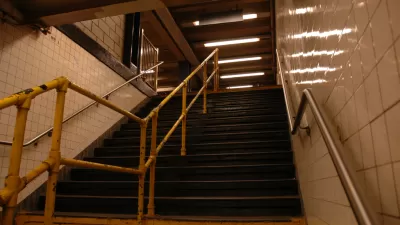 New York Subway Stairs