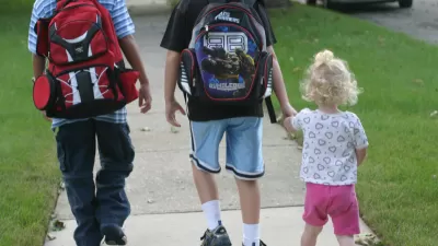 Children Walking To School