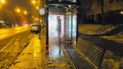 Bus Stop Winter