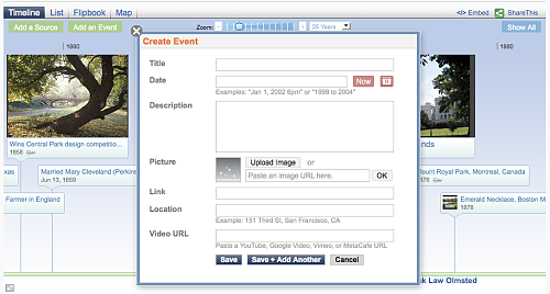 Dipity: Add event Dipity: Add event