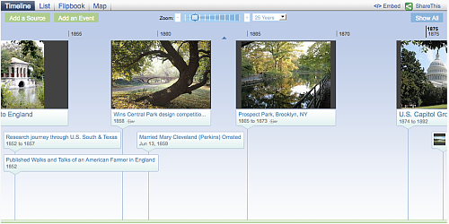 Frederick Law Olmsted timeline. Frederick Law Olmsted timeline.
