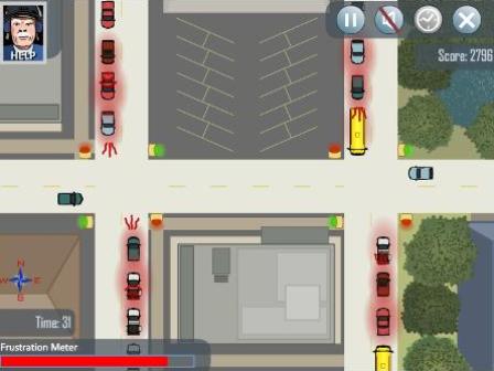 Gridlock Buster Traffic Control Game