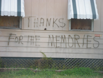 Giving thanks.