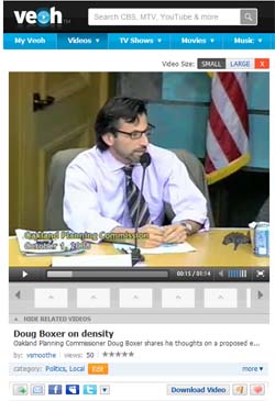 Image of video showing Doug Boxer discussing Density