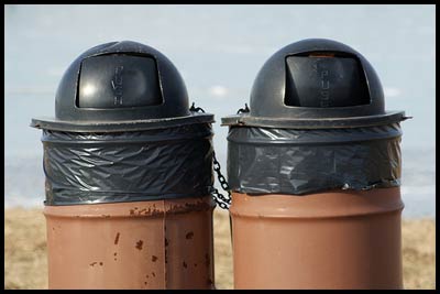 Traditional Garbage Can