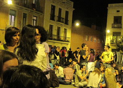 Barcelona Victory Party in the Plaza Sol Barcelona Victory Party in the Plaza Sol