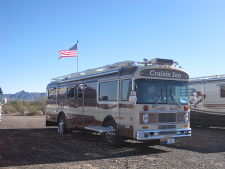 Vintage Blue Bird Wanderlodges like this are treasures in the RV community.