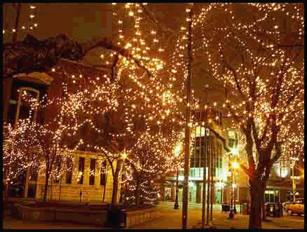 Photo: Christmas decorations in Louisville, KY.